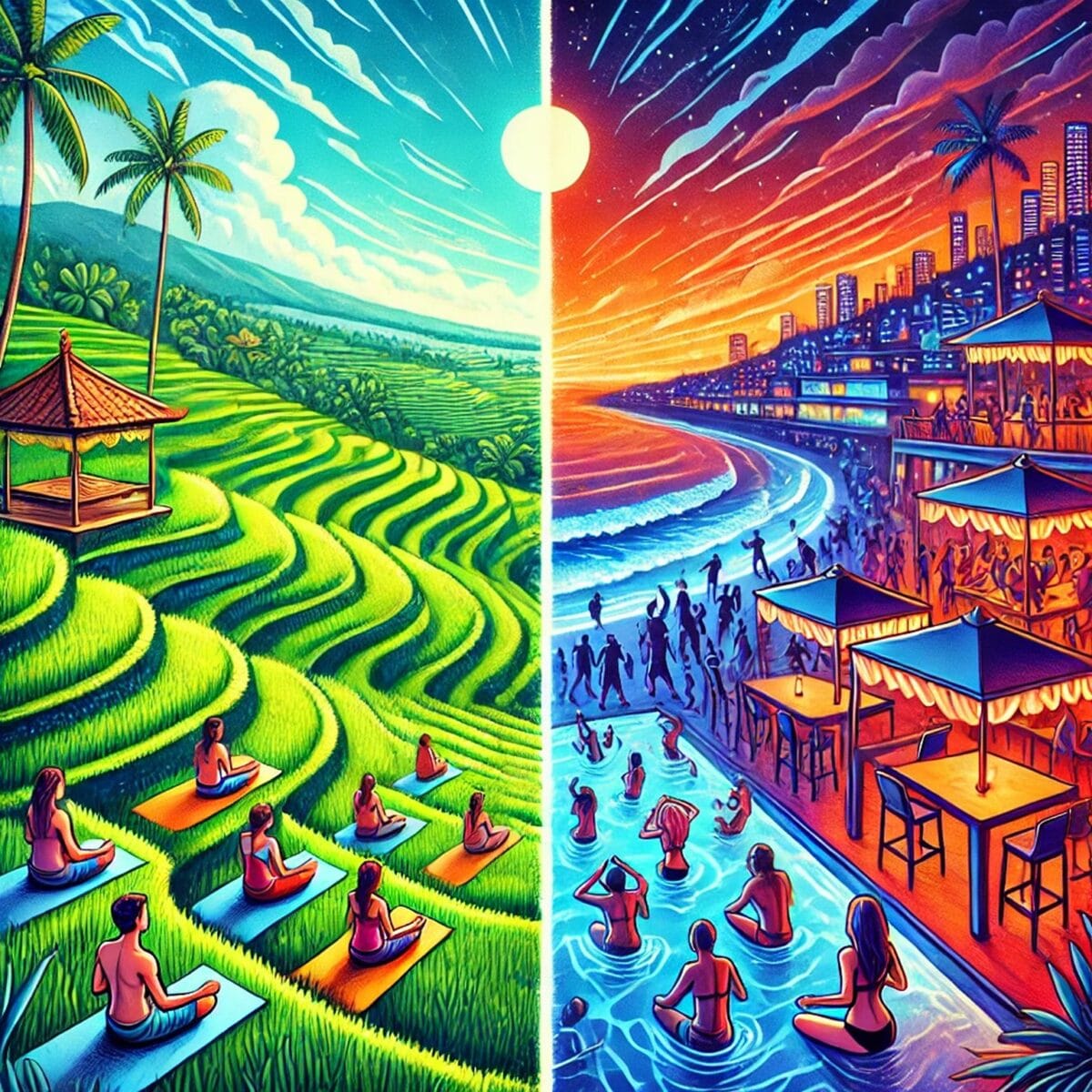 Where to stay in Bali for peace or nightlife